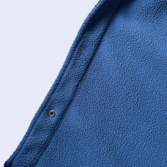 Ms Lee Reversible Southwestern Fleece Shirt Jacket Blue Red Striped 90s - Picture 11 of 11